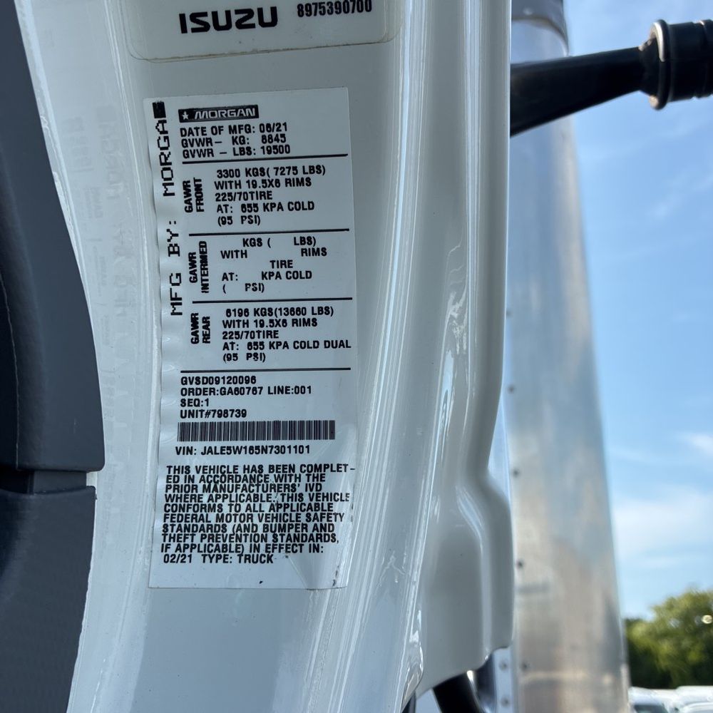 2022 Isuzu Commercial NRR CA88-114.5 BBC COE  4X2 5.2L