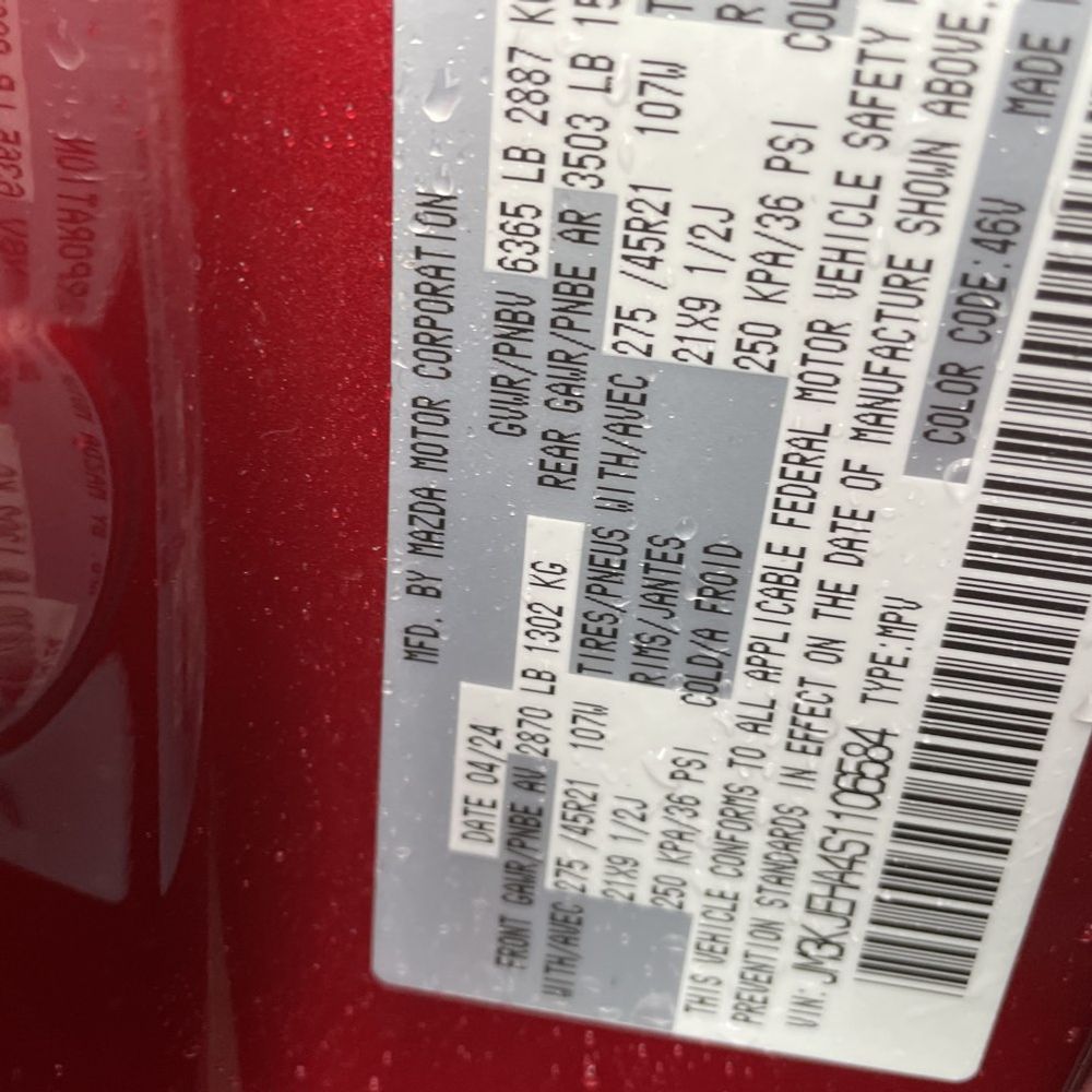 2025 Mazda CX-70 PHEV Premium Plus