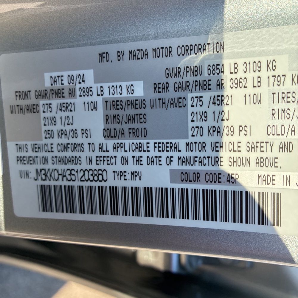 2025 Mazda CX-90 Plug-in Hybrid Premium Sport