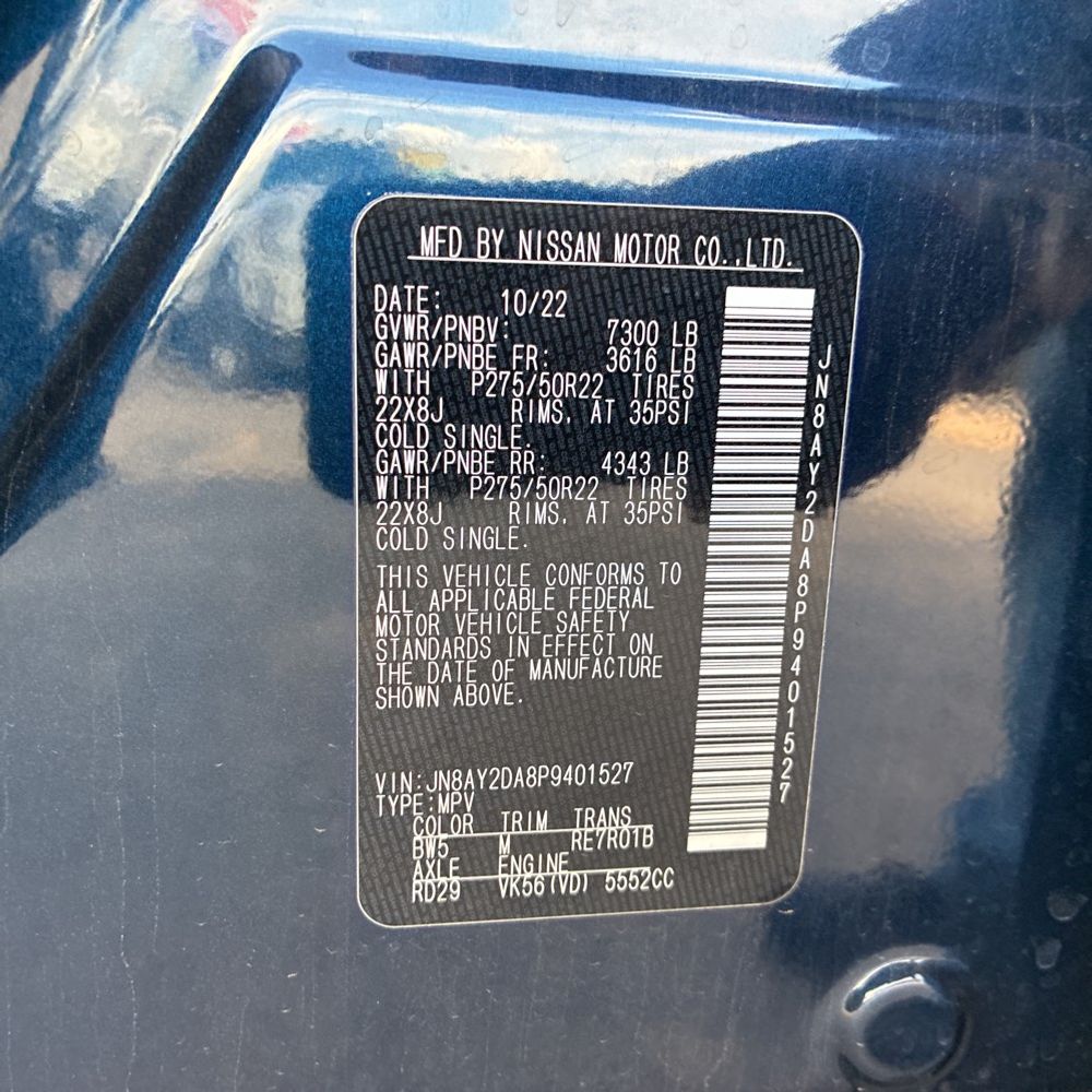 2023 Nissan Armada Platinum