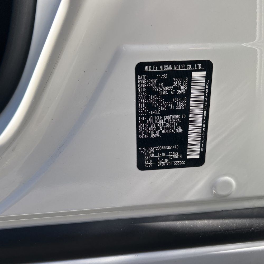 2024 Nissan Armada Platinum