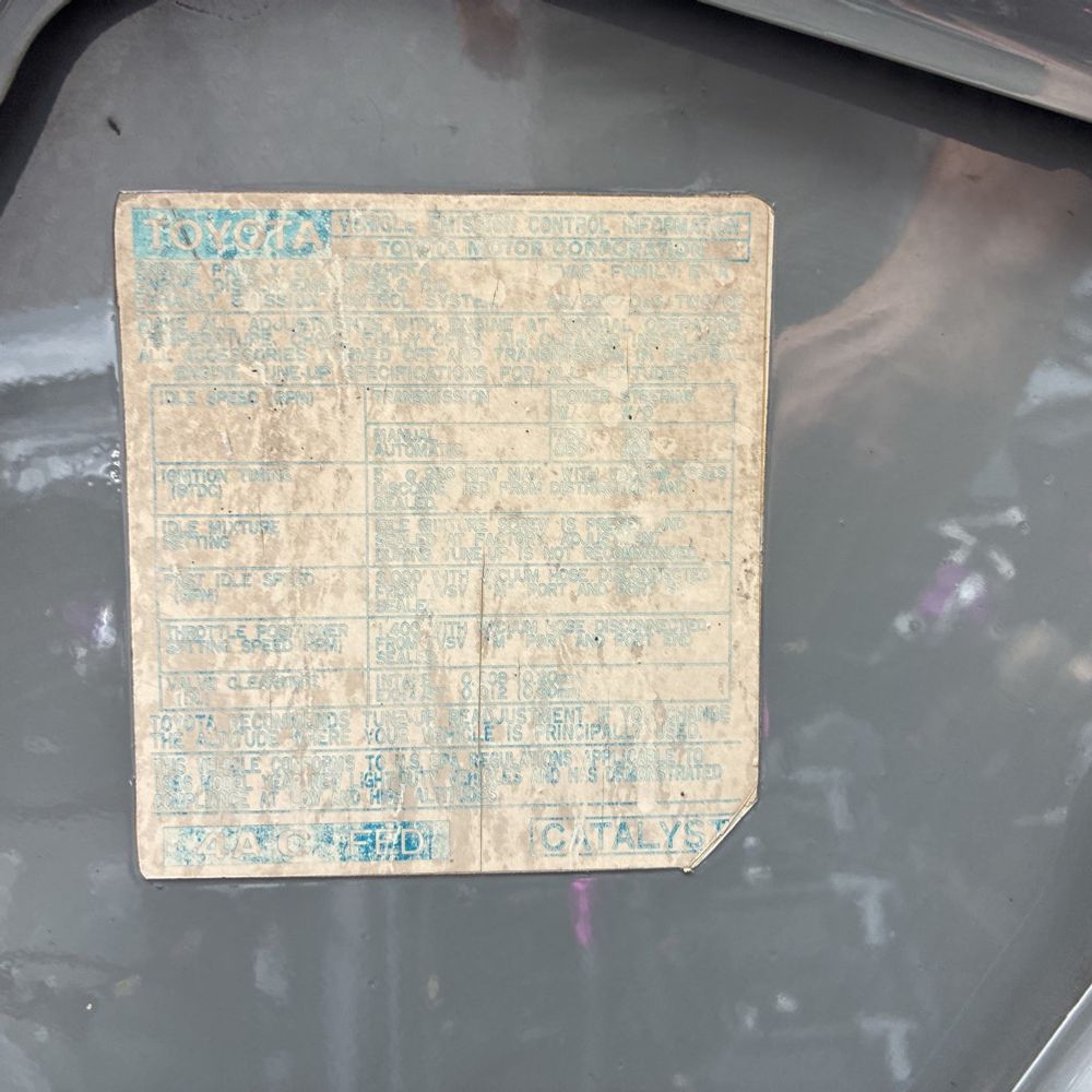1987 Toyota Corolla SR5 2D Sport Coupe