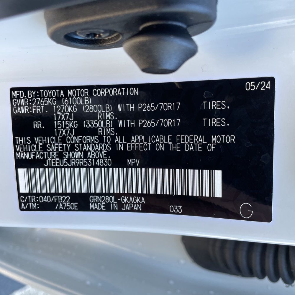 2024 Toyota 4Runner SR5
