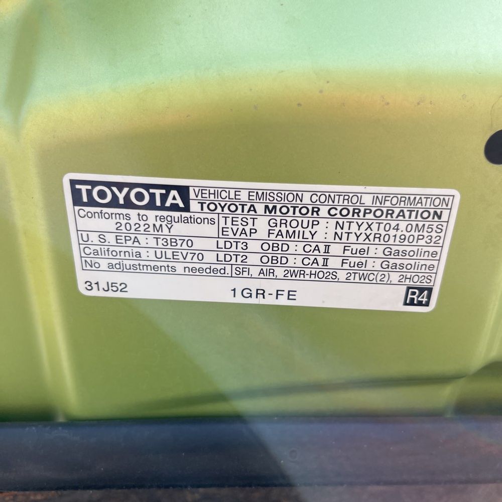 2022 Toyota 4Runner TRD Pro