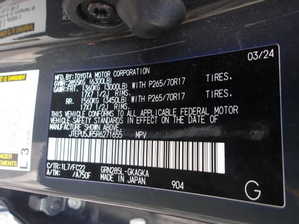 2024 Toyota 4Runner TRD Off Road