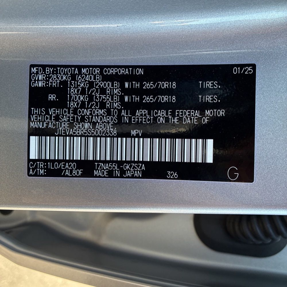 2025 Toyota 4Runner TRD Off-Road Premium