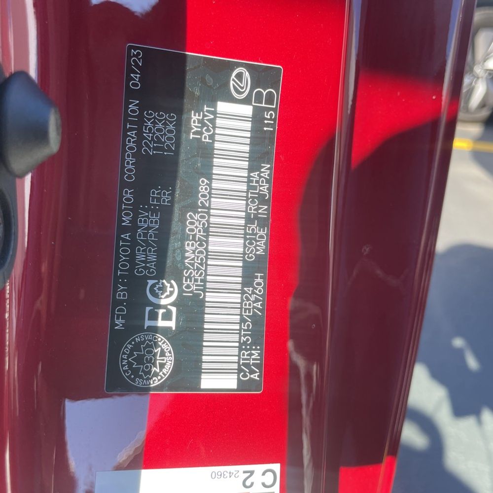 2023 Lexus RC 350 F Sport 2D Coupe AWD