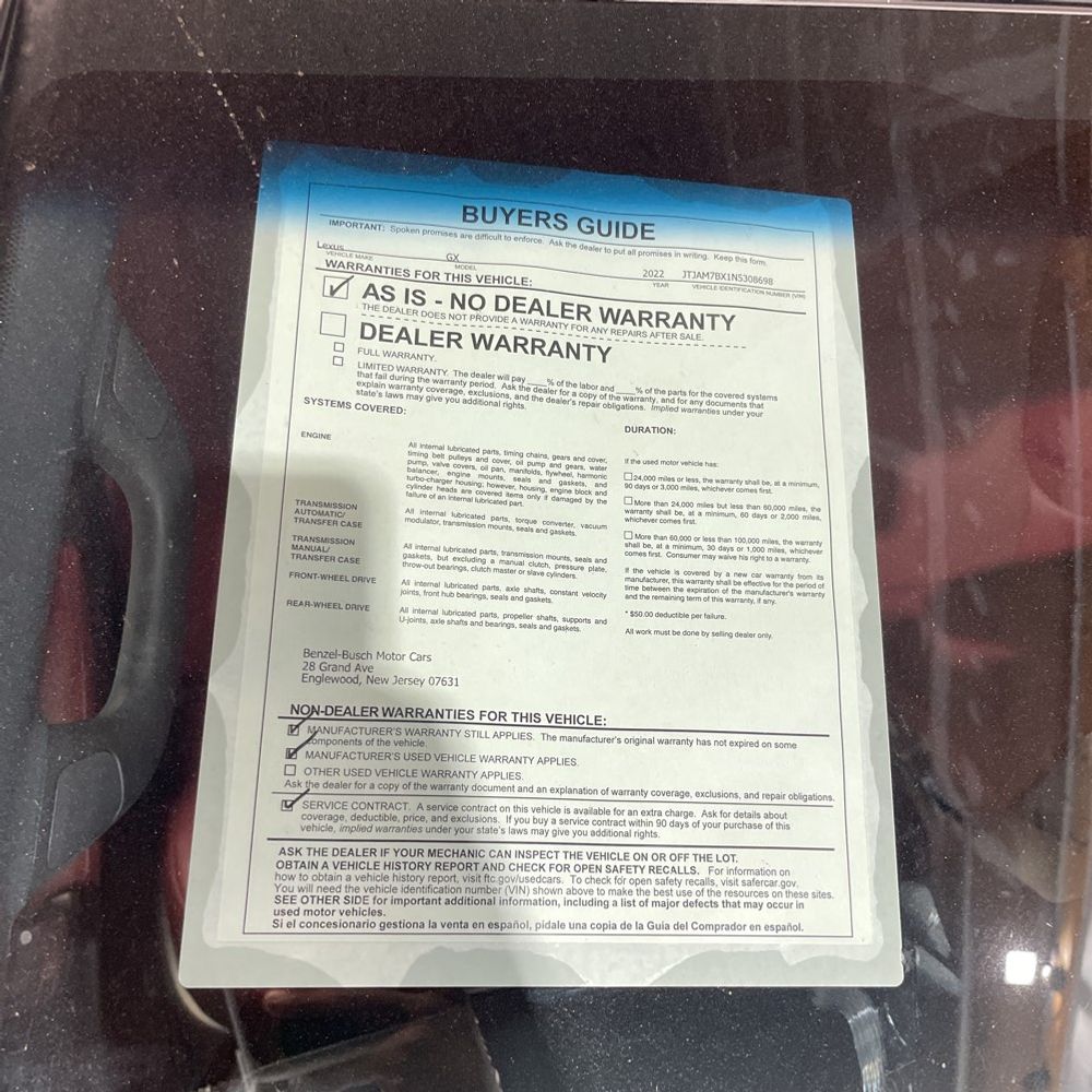2022 Lexus GX 460 Base