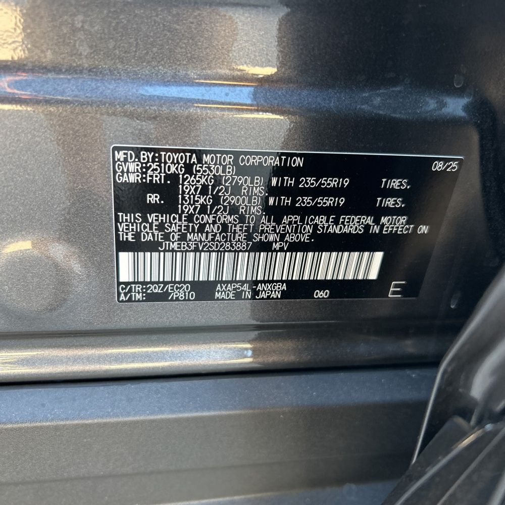 2025 Toyota RAV4 Plug-in Hybrid XSE
