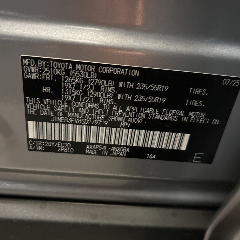 2025 Toyota RAV4 Plug-in Hybrid XSE