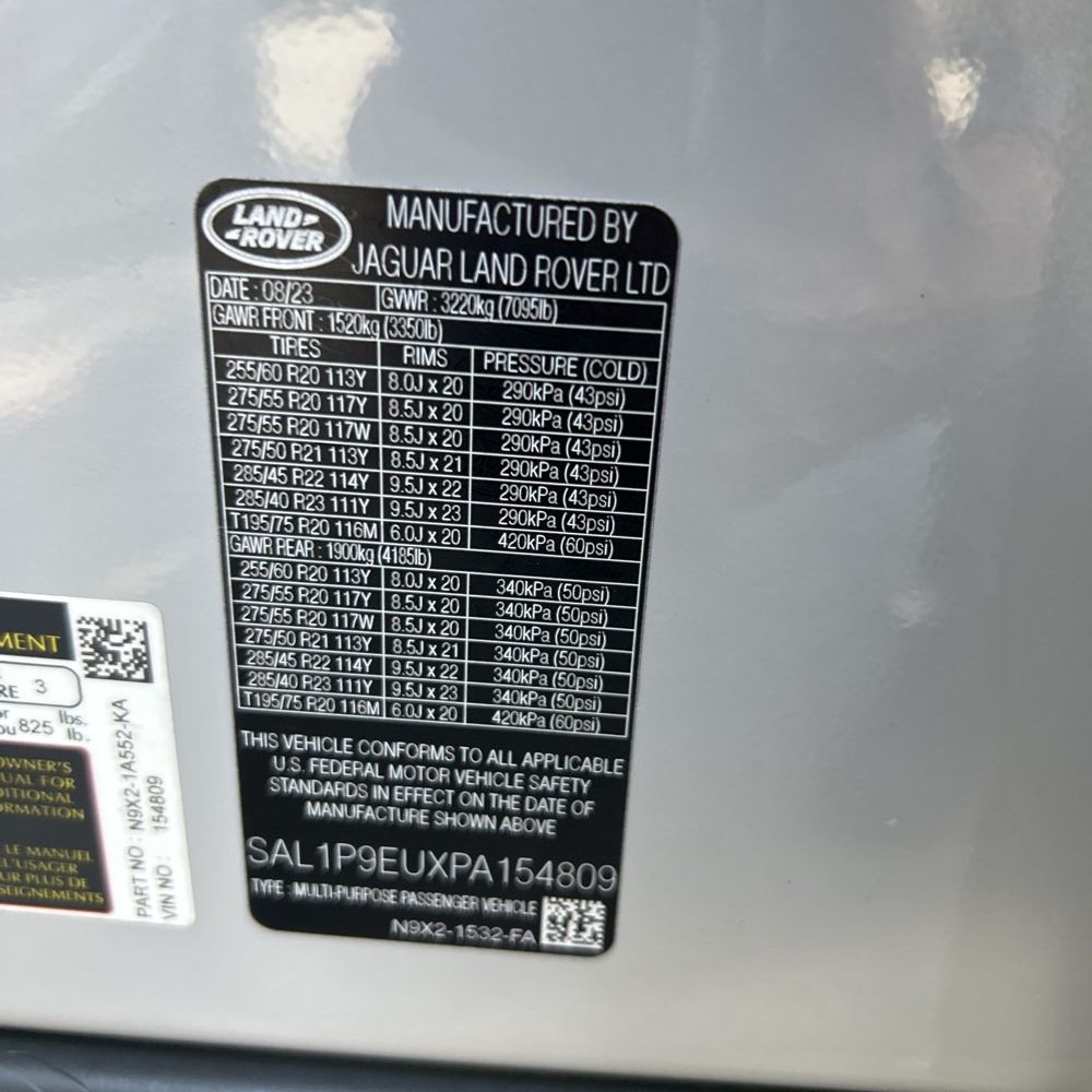 2023 Land Rover Range Rover Sport SE DYN