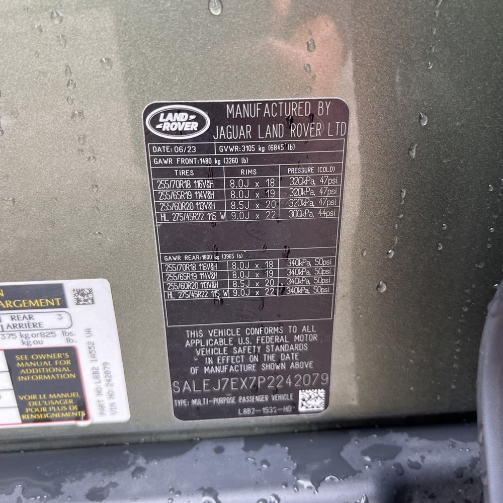2023 Land Rover Defender 110 S