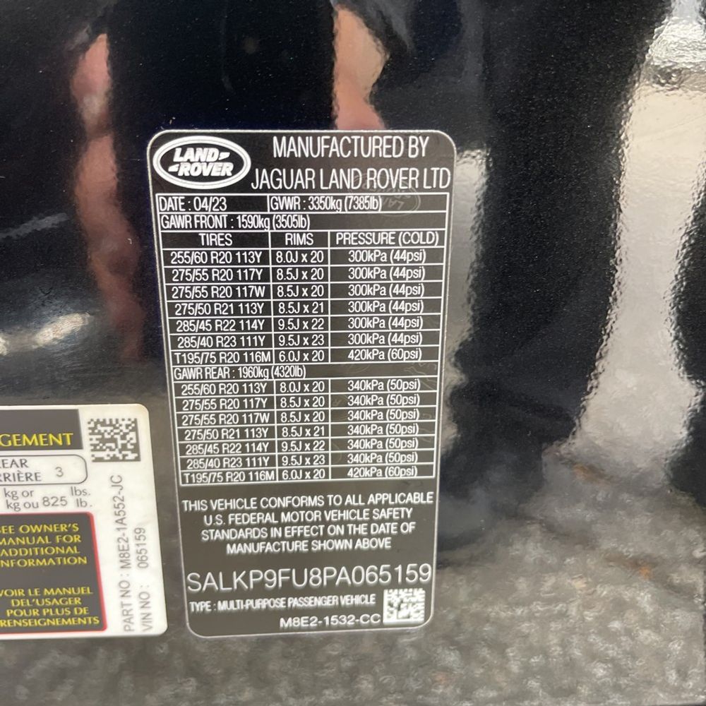 2023 Land Rover Range Rover SE