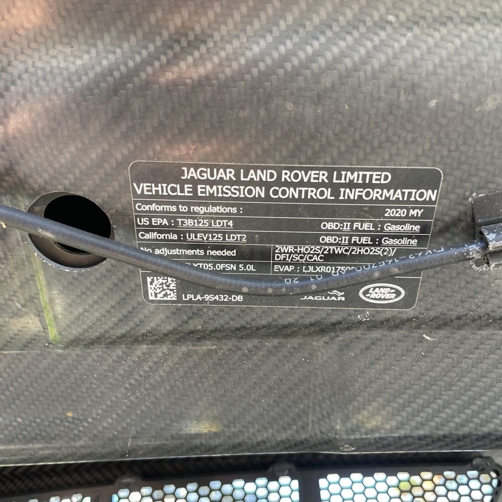 2020 Land Rover Range Rover Sport SVR