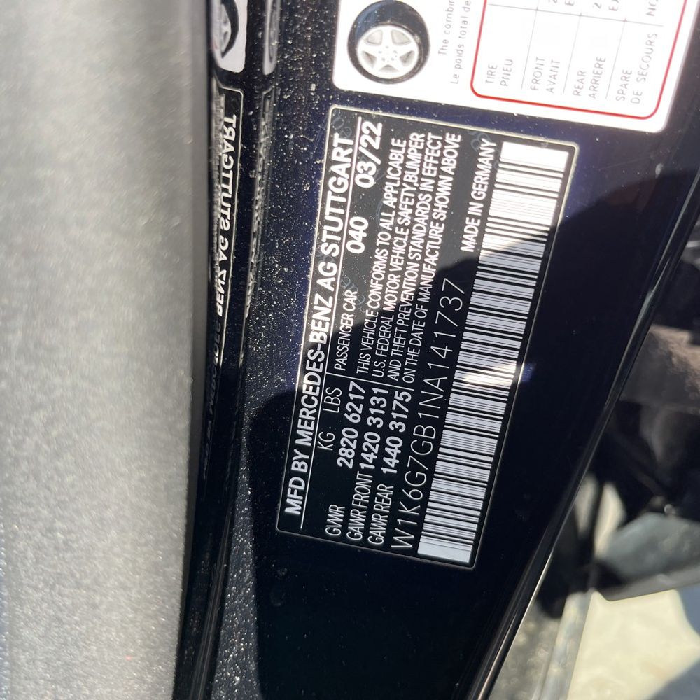 2022 Mercedes-Benz S-Class S 580 4MATIC
