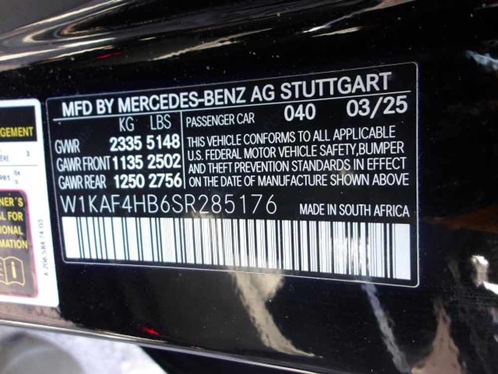 2025 Mercedes-Benz C-Class C 300