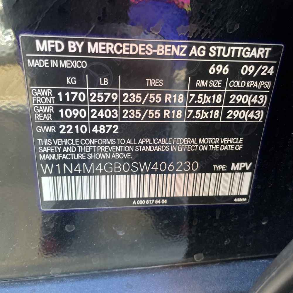 2025 Mercedes-Benz GLB GLB 250