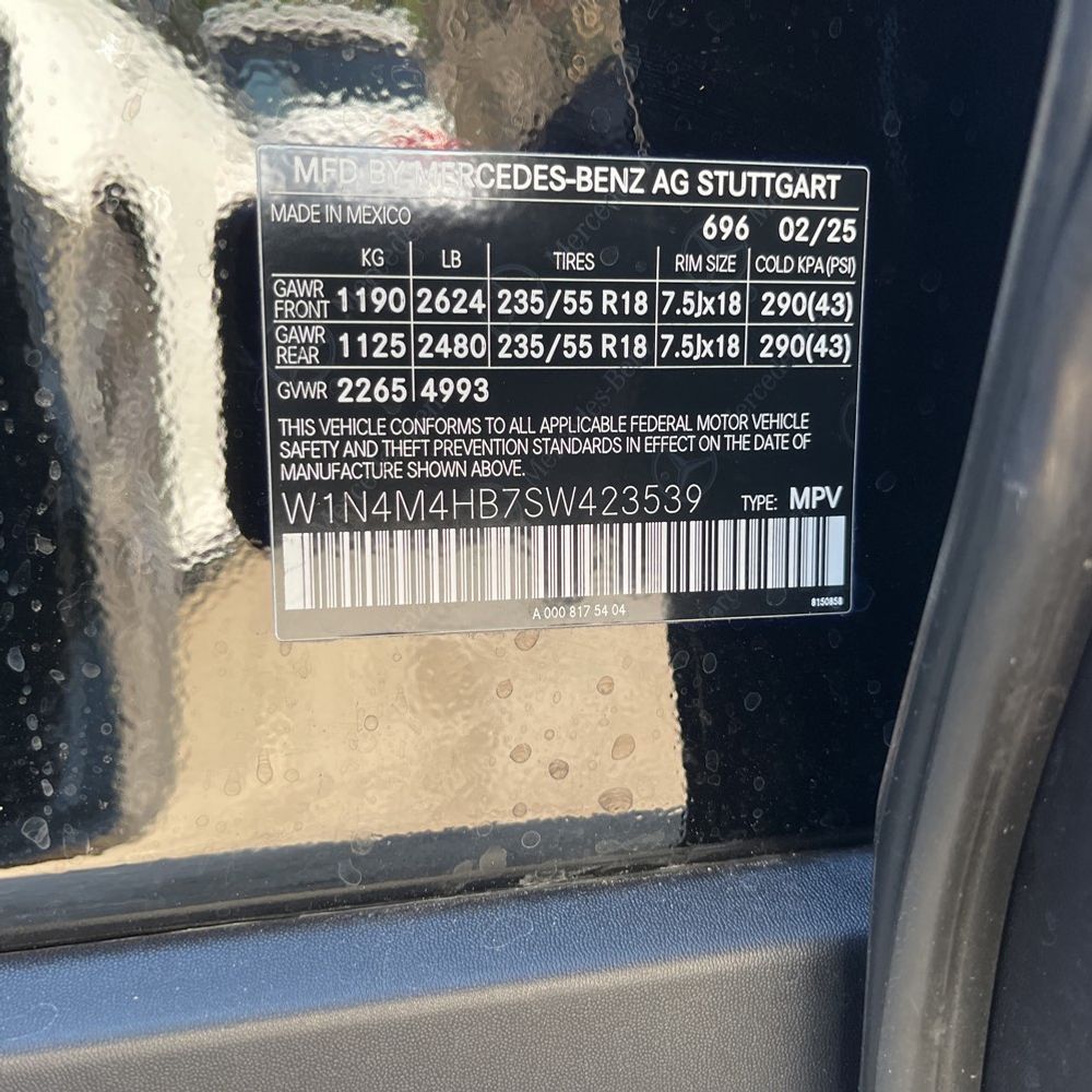 2025 Mercedes-Benz GLB GLB 250 4MATIC
