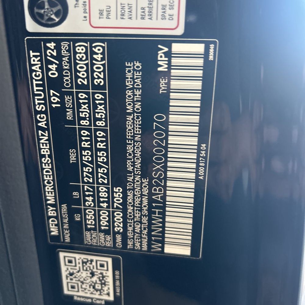 2025 Mercedes-Benz G-Class G 550