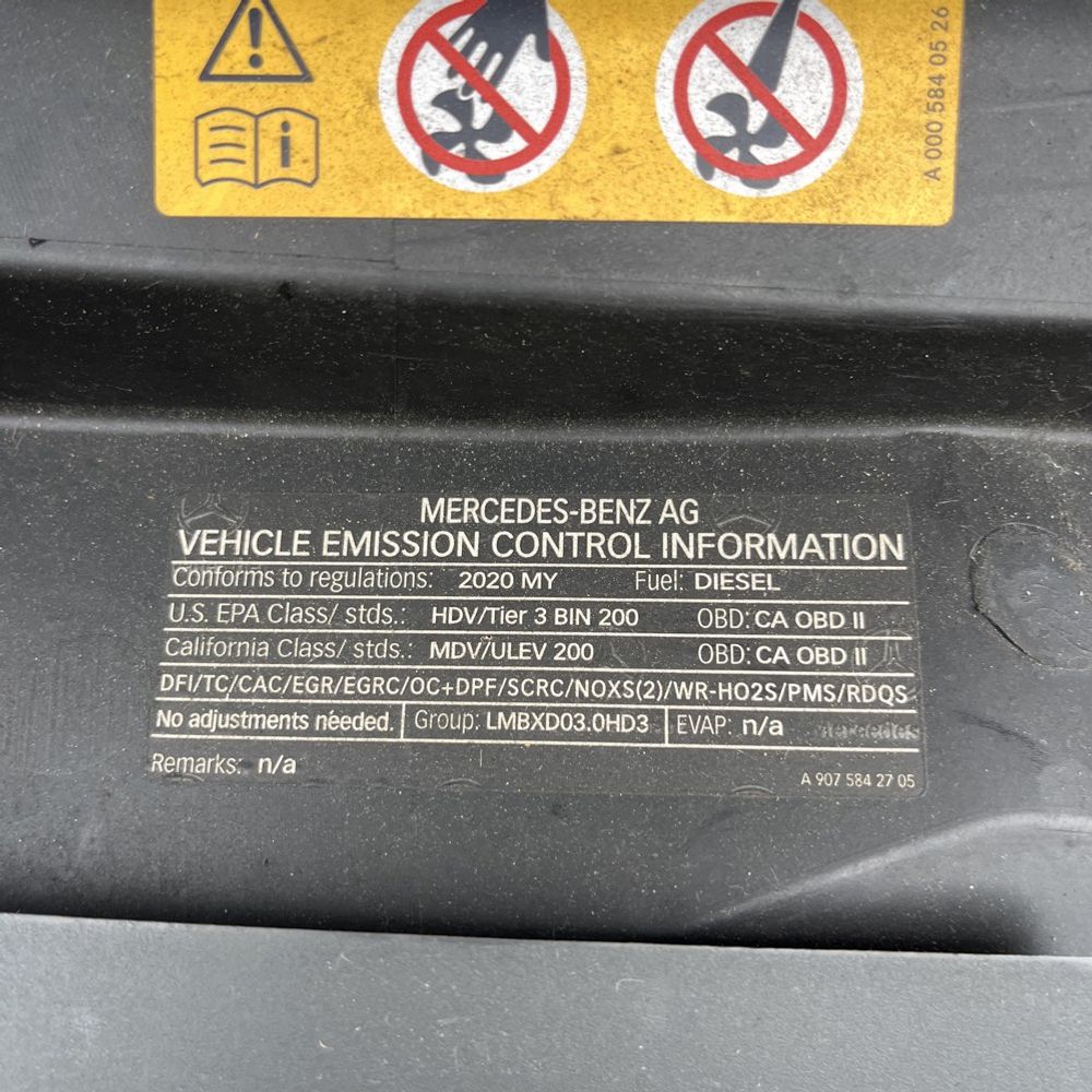 2020 Mercedes-Benz Sprinter 2500