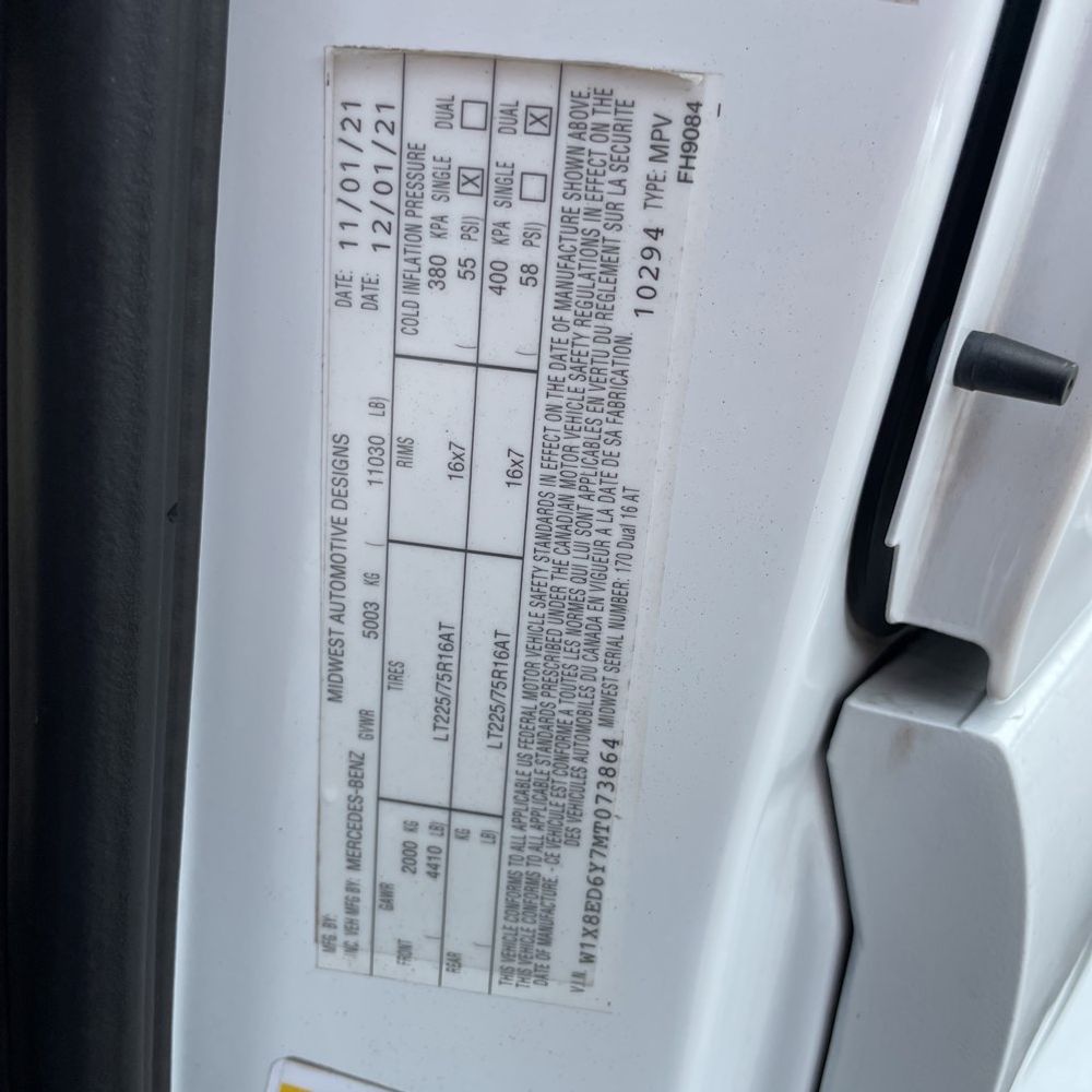 2021 Mercedes-Benz Sprinter 3500XD