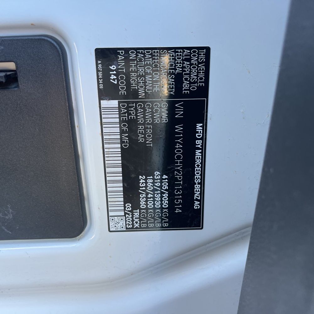2023 Mercedes-Benz Sprinter 2500 High Roof