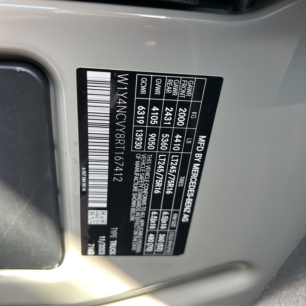 2024 Mercedes-Benz Sprinter 2500 High Roof