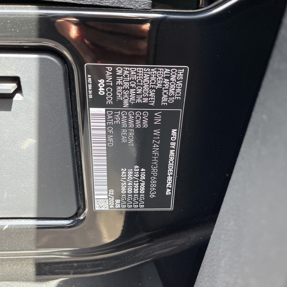 2024 Mercedes-Benz Sprinter 2500 2500