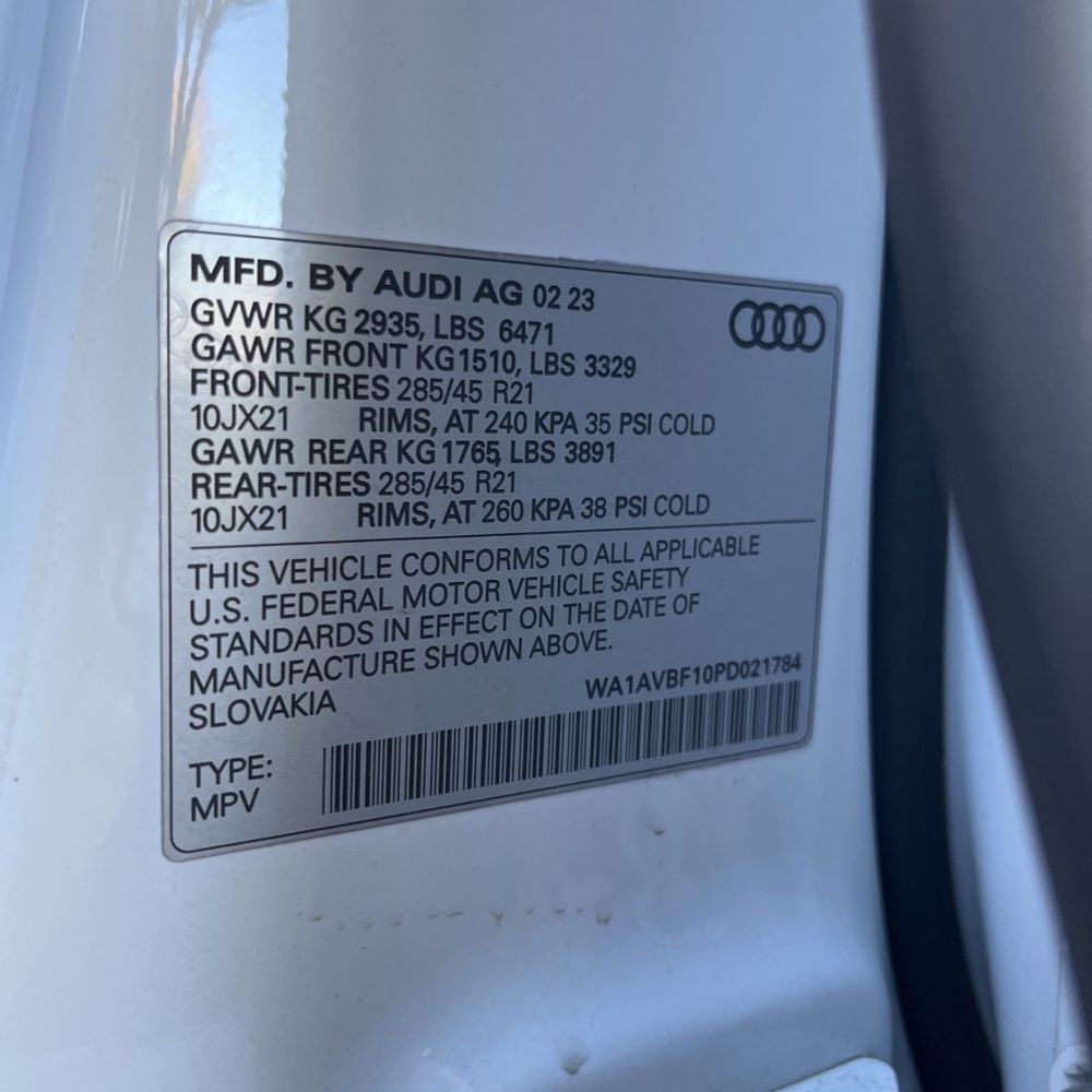 2023 Audi Q8 Premium 55 TFSI