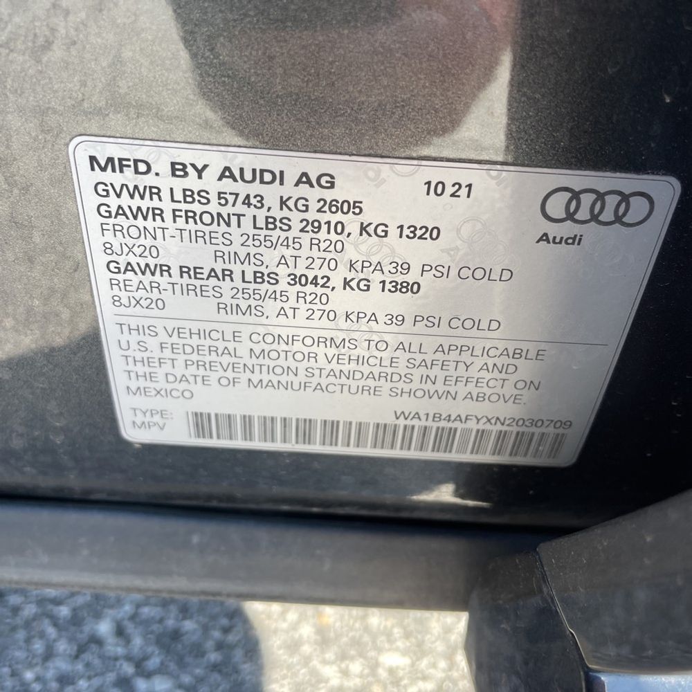 2022 Audi SQ5 Premium Plus