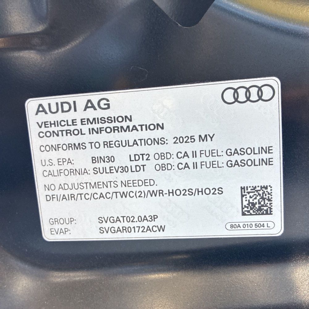 2025 Audi Q5 S-Line Prem+ 55 PHEV