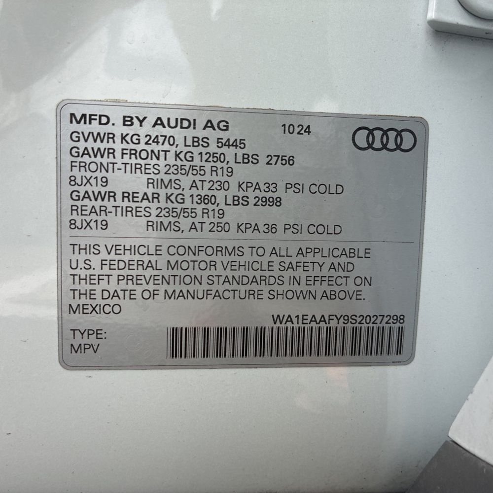 2025 Audi Q5 S-Line Prem+ 45