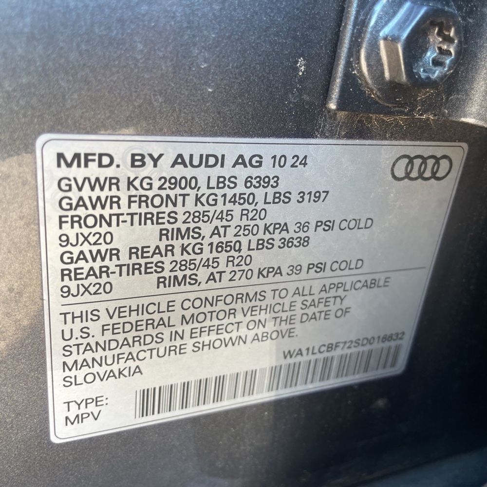 2025 Audi Q7 Premium Plus 45