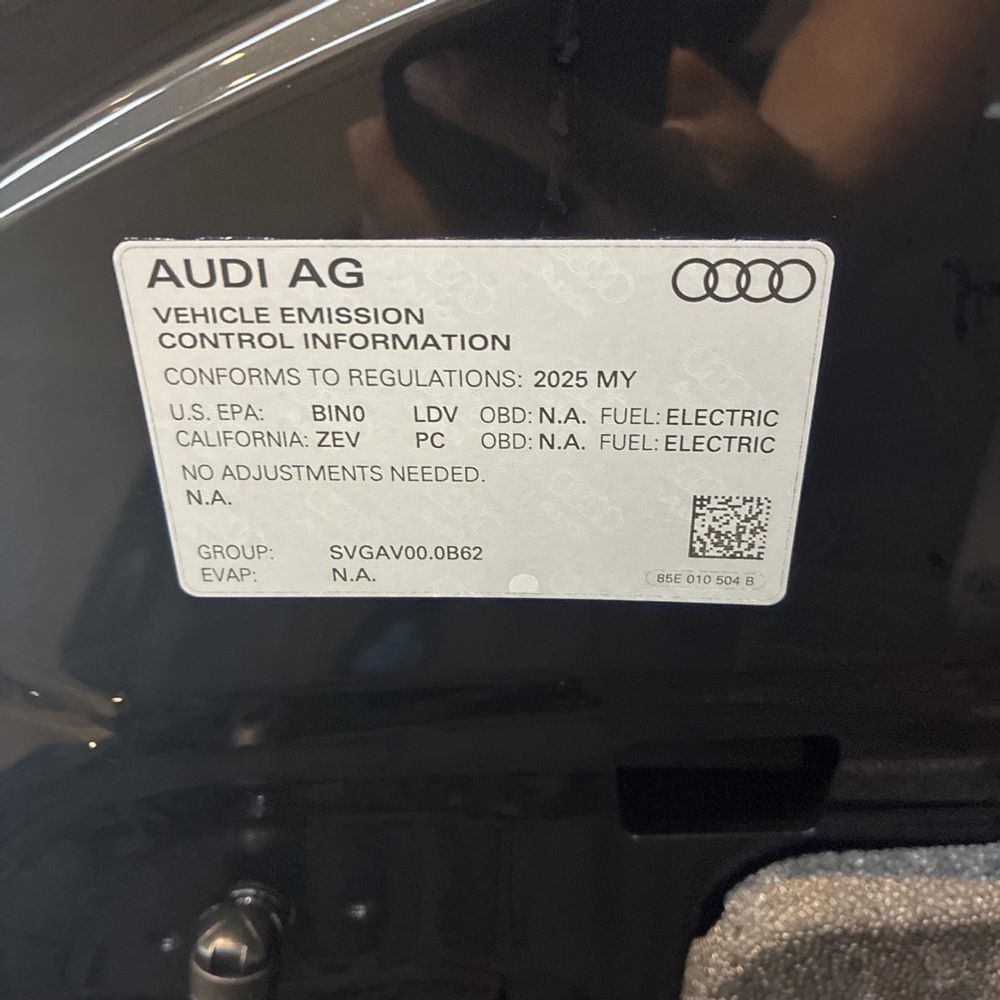2025 Audi S6 e-tron Premium Plus