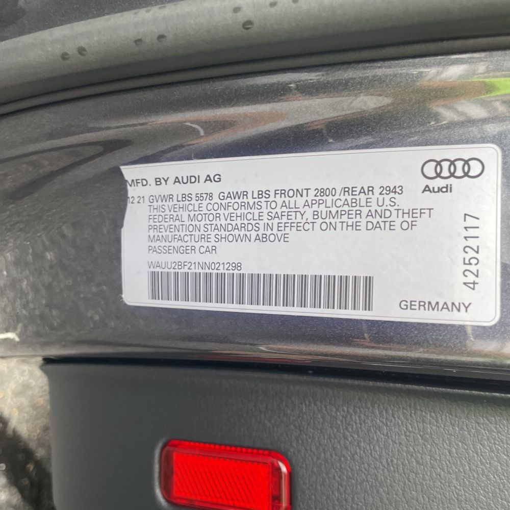 2022 Audi A7 Premium Plus 55 TFSI