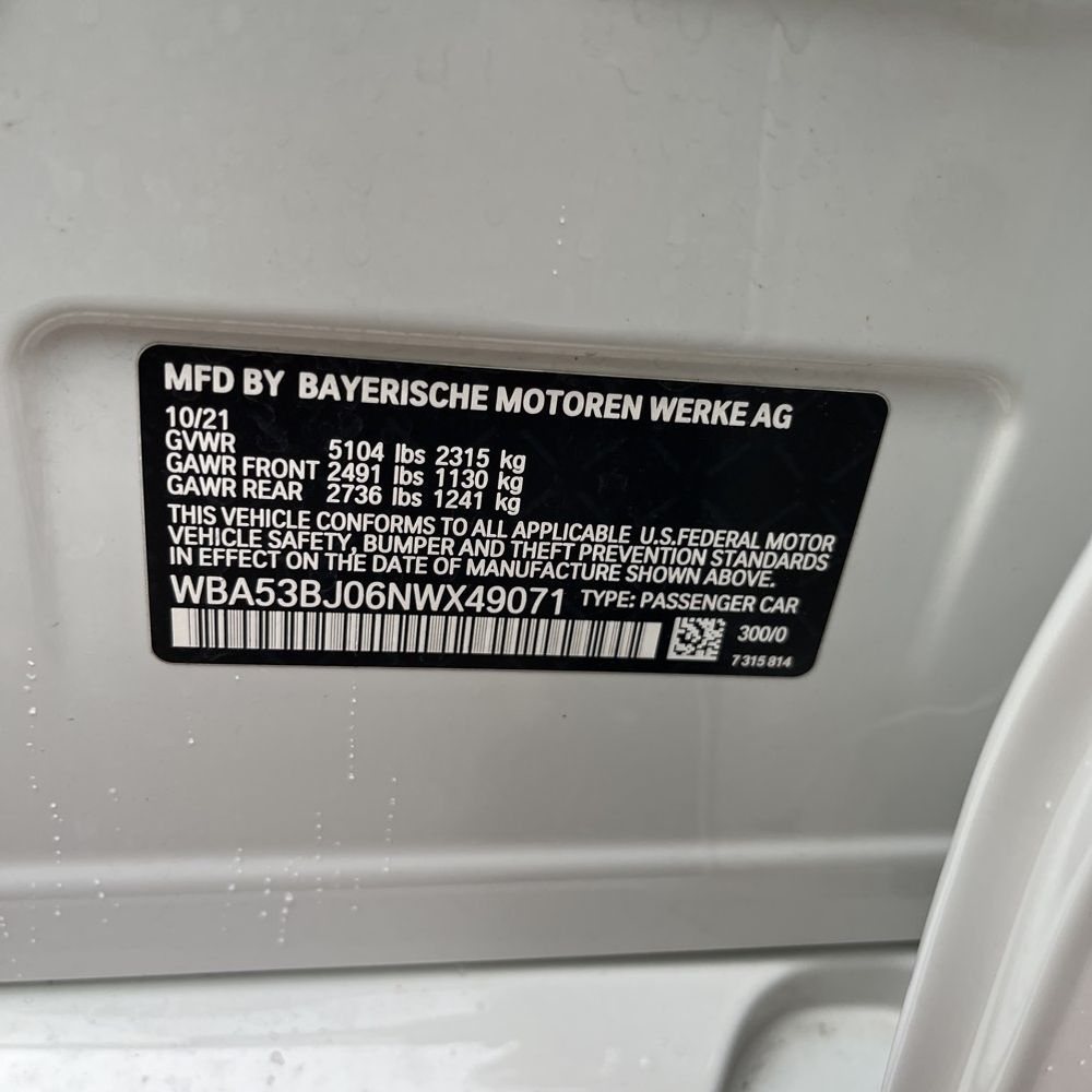 2022 BMW 5-Series 540i