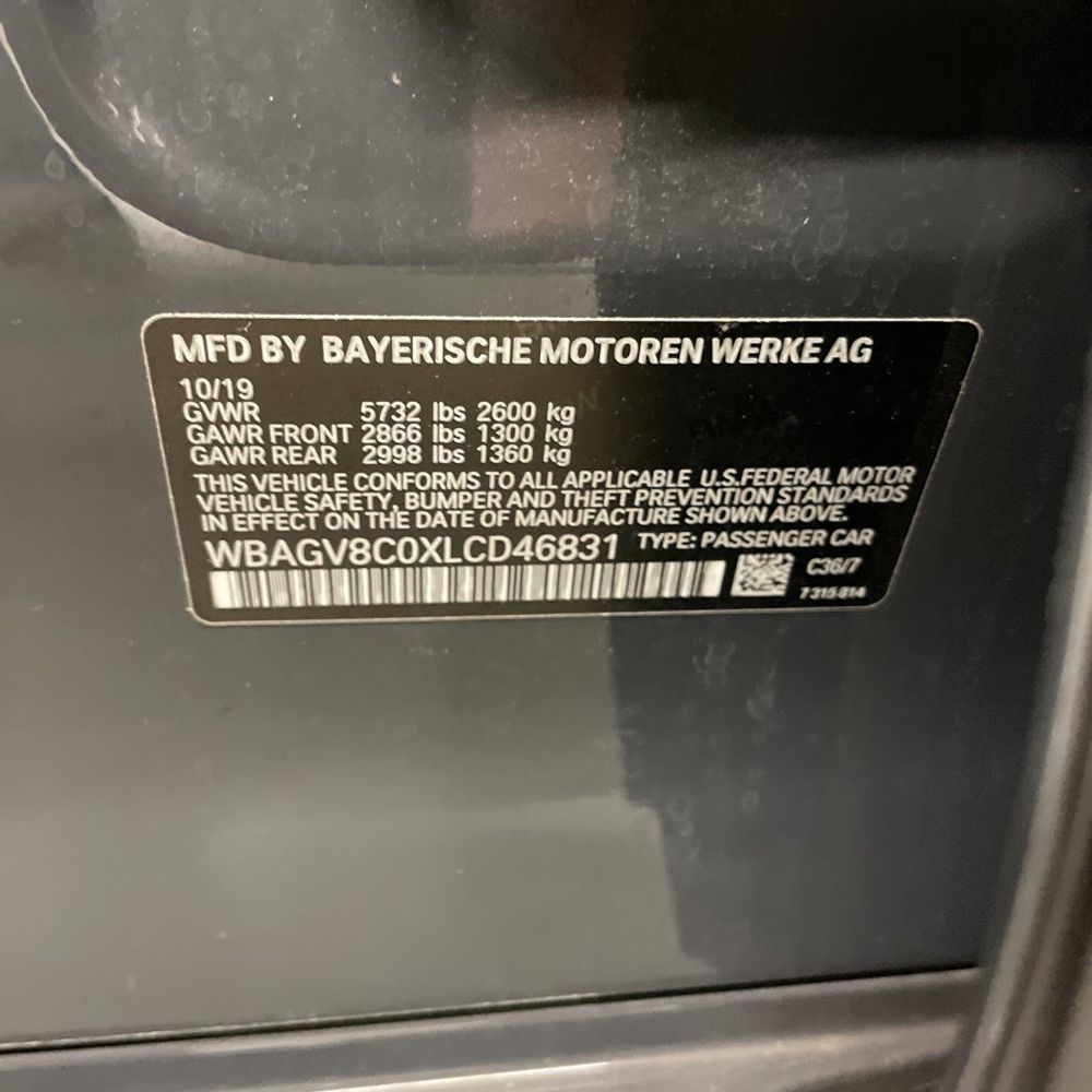 2020 BMW 8-Series M850xi Grn Coupe