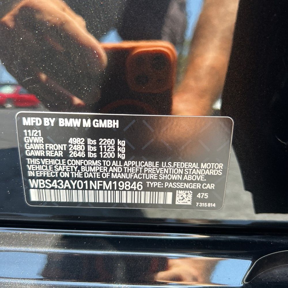 2022 BMW M3 Competition xDrive