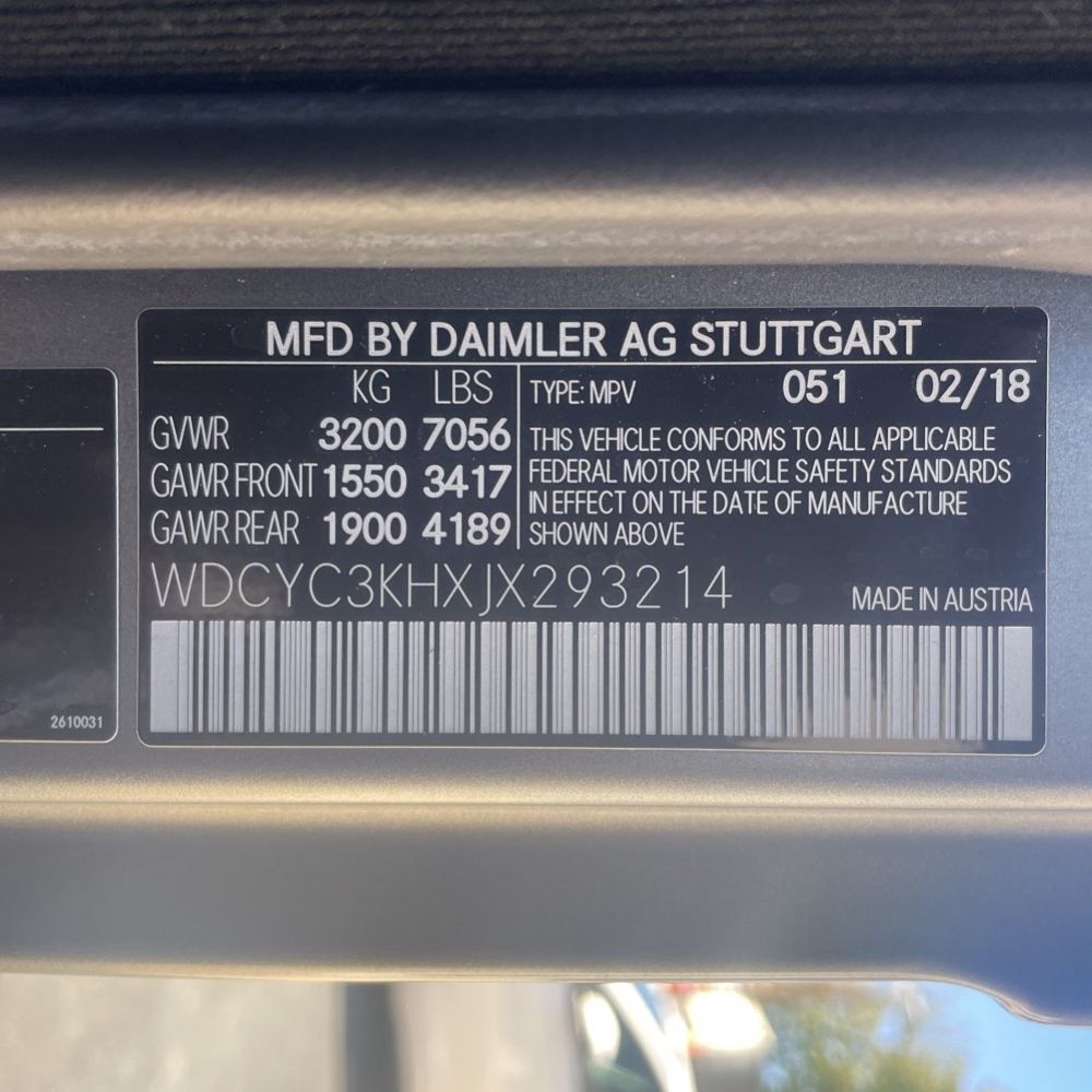 2018 Mercedes-Benz G-Class G 550
