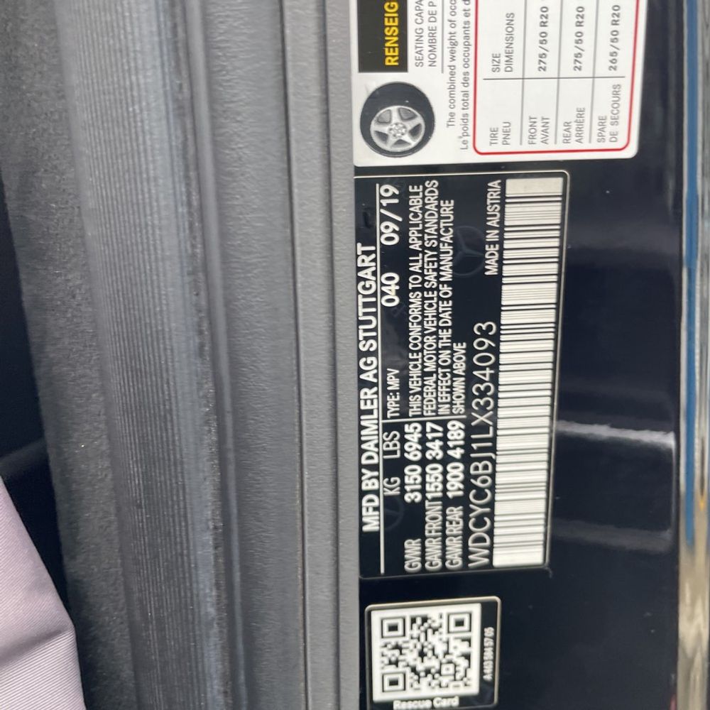 2020 Mercedes-Benz G-Class G 550