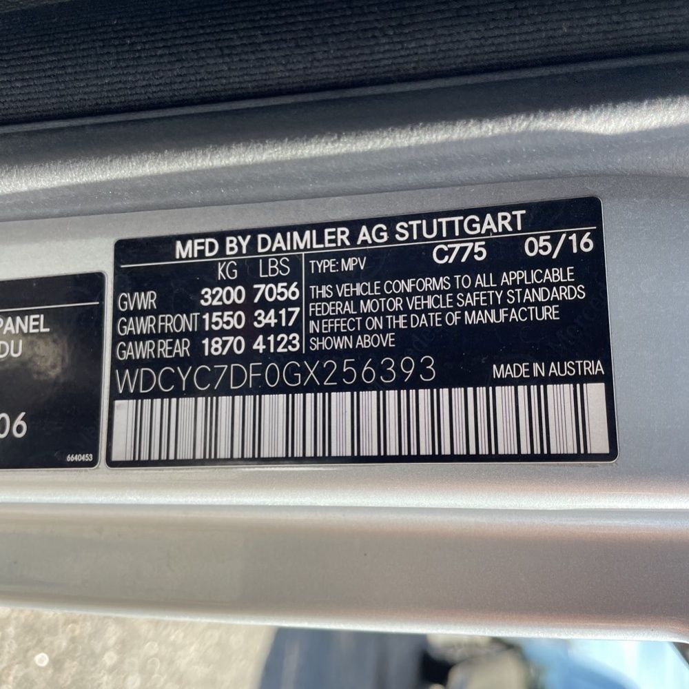 2016 Mercedes-Benz G-Class AMG G63
