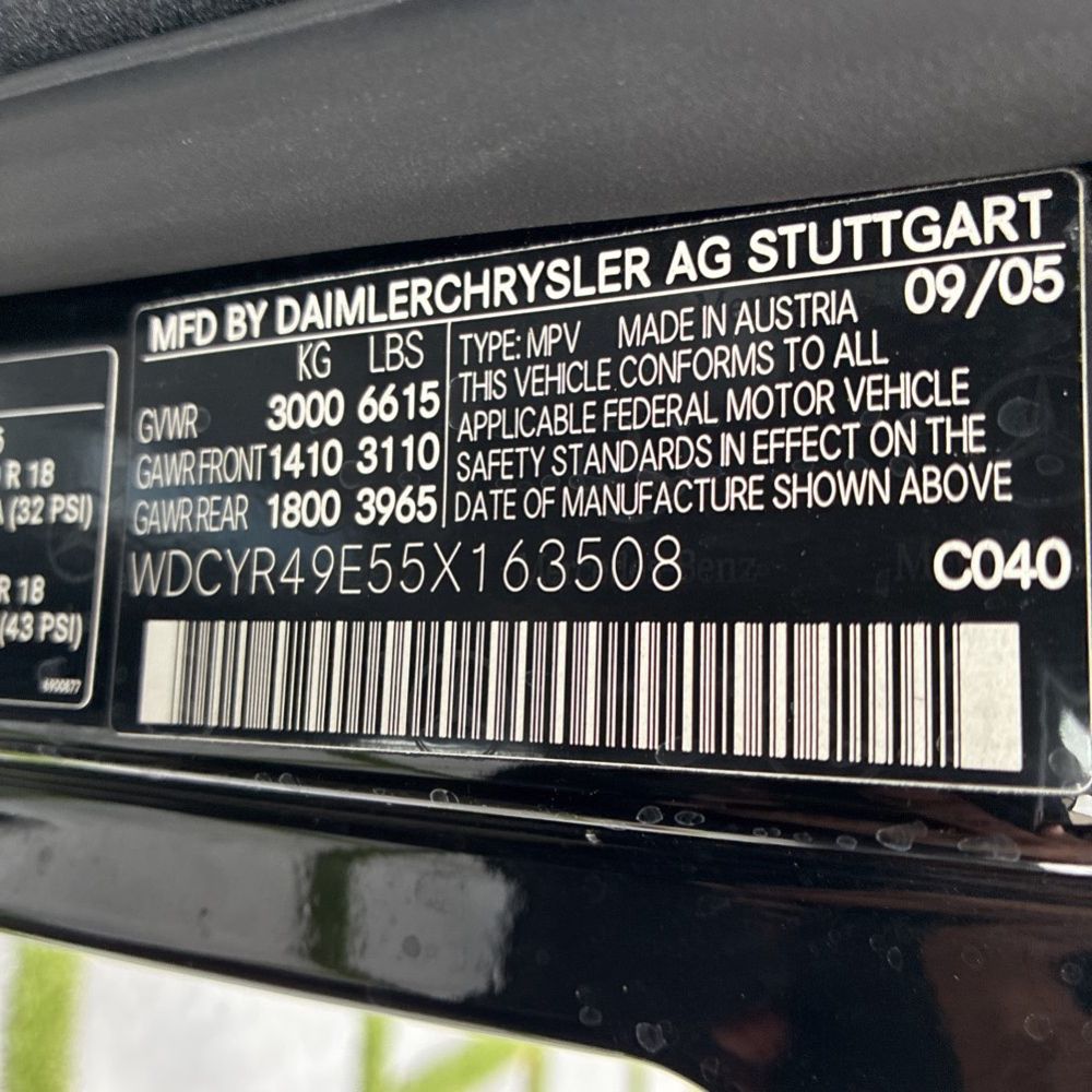 2005 Mercedes-Benz G-Class G500