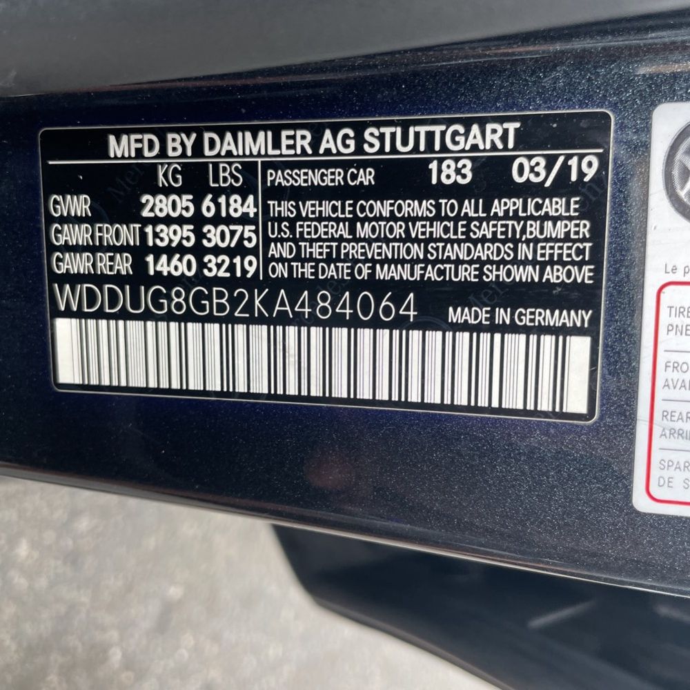 2019 Mercedes-Benz S-Class S 560 4MATIC