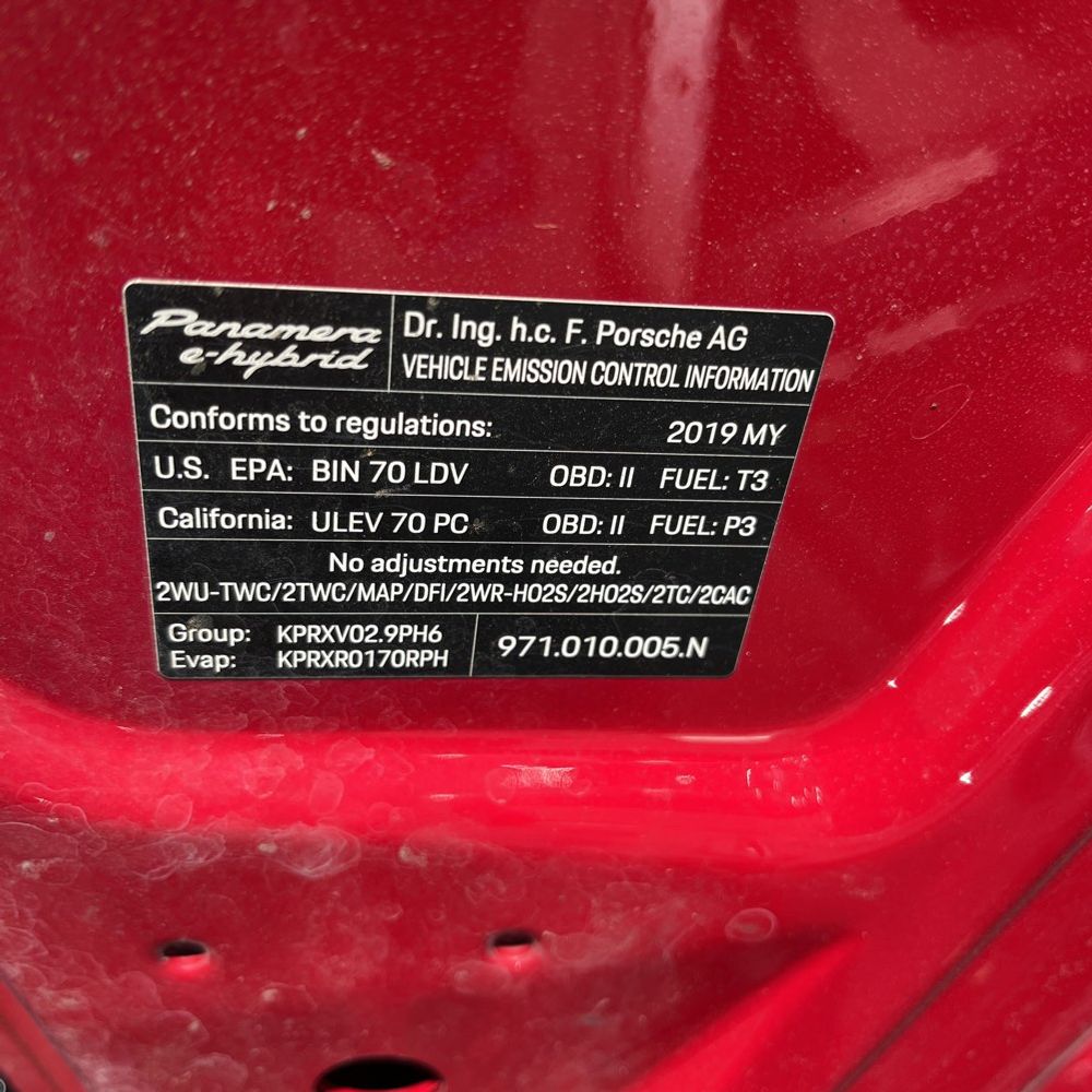 2019 Porsche Panamera 4 E-Hybrid