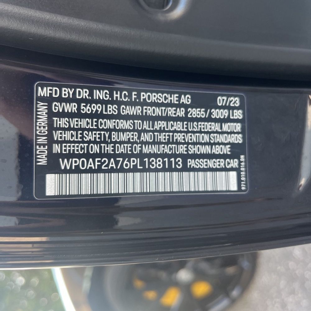 2023 Porsche Panamera Turbo S