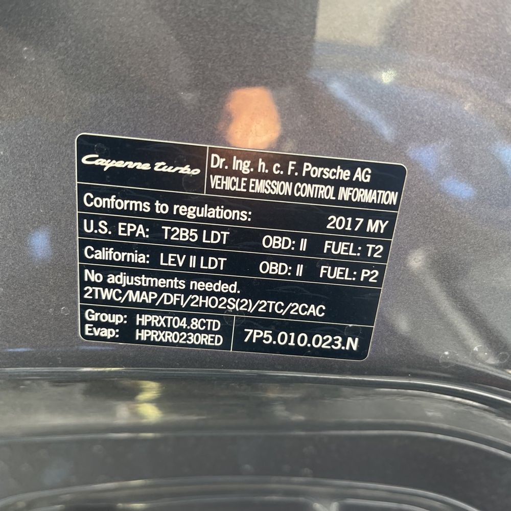 2017 Porsche Cayenne Turbo