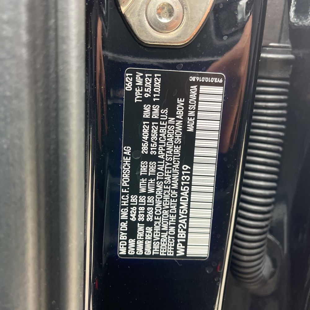 2021 Porsche Cayenne Turbo Coupe