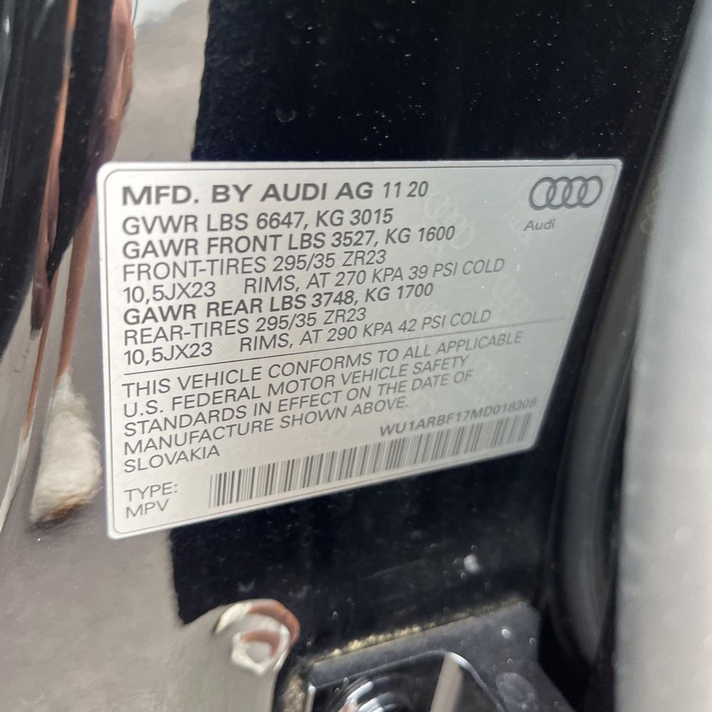 2021 Audi RS Q8