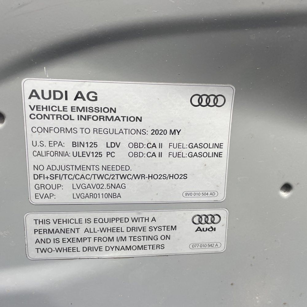 2020 Audi TT RS