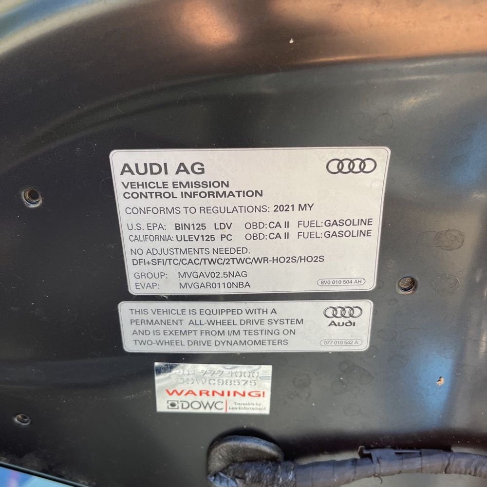 2021 Audi TT RS